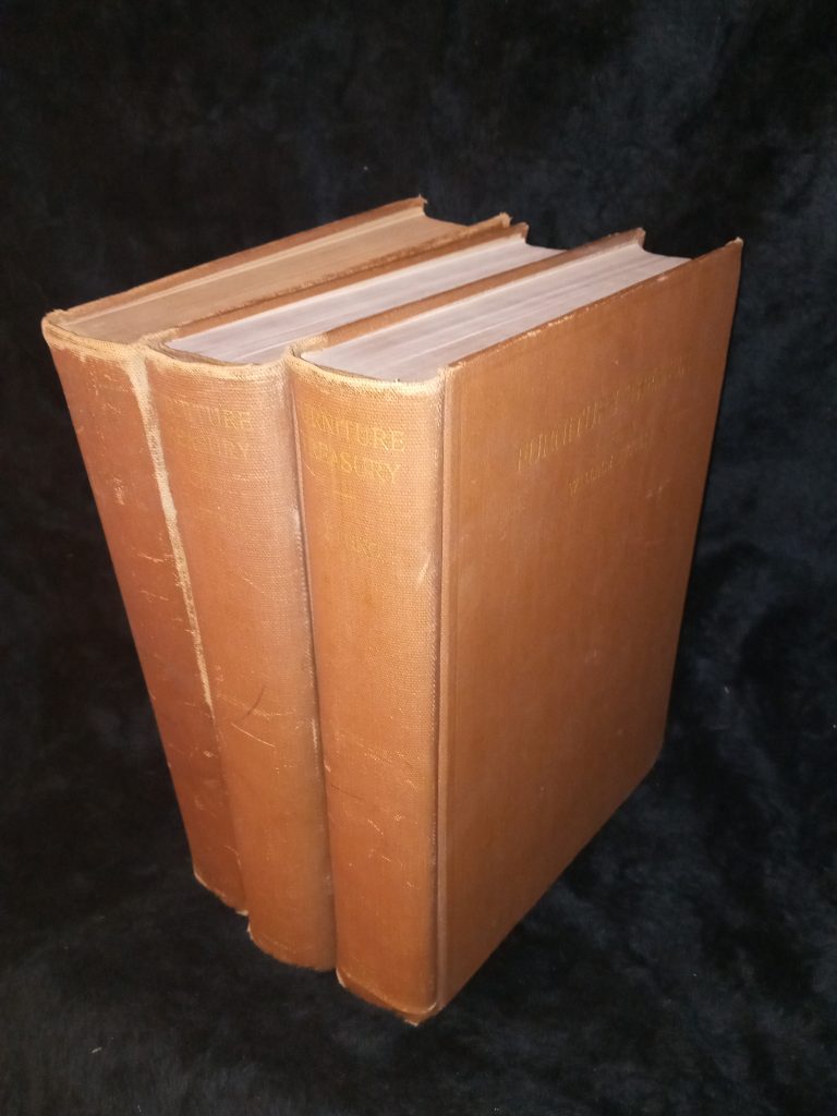 Wallace Nutting FURNITURE TREASURY, Volumes I,2 and 3. Old America Company, Publisher.